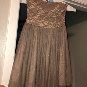 Strapless dress